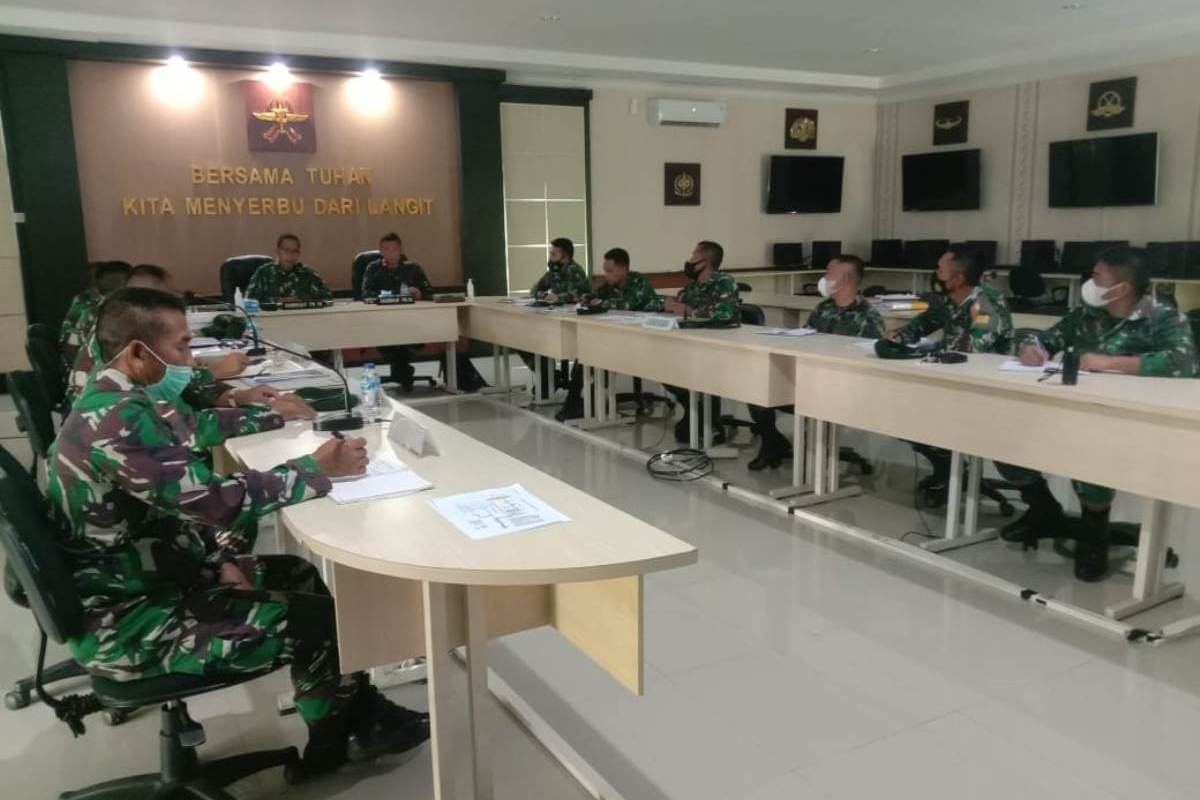 Brigif Para Raider 18/Trisula Membentuk Tim Kinerja Pembangunan Zona Integritas di Brigif Para Raider 18/Trisula