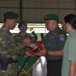 Korps Raport Pindah Satuan Kepala Seksi Logistik Brigif Para Raider 18/Trisula Mayor Inf Budiman Manurung