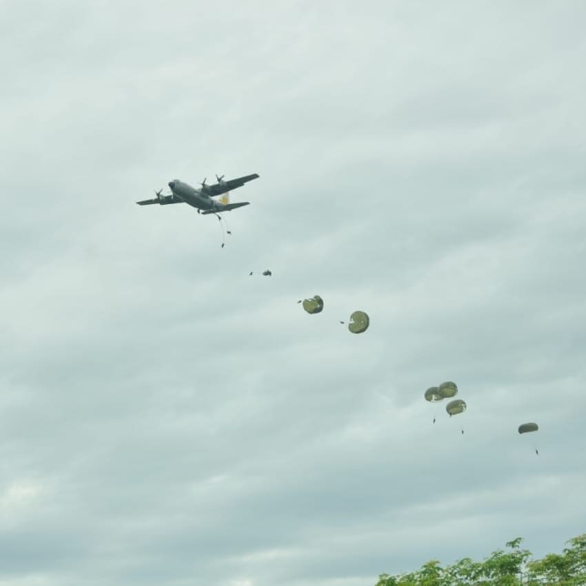 Latihan Penerjunan Taktis Yonif Para Raider 502/Ujwala Yudha