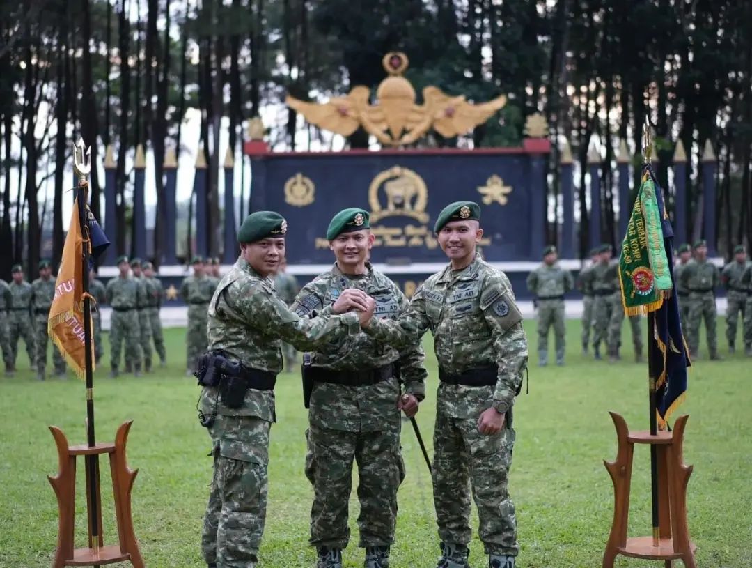 Yonif Para Raider 502/Ujwala Yudha Gelar Upacara Sertijab Komandan Kompi