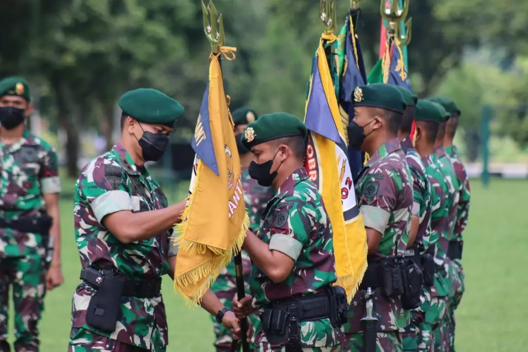 Danyonif Para Raider 502/Ujwala Yudha Pimpin Sertijab Dansi Mayon dan Batih