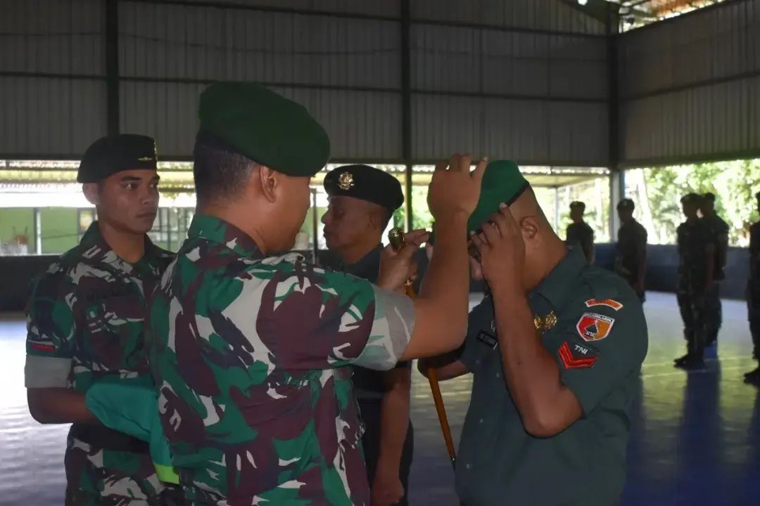 Denma Brigif Para Raider 18/Trisula Menggelar Upacara Korps Raport Pindah Satuan Serta Purna Tugas