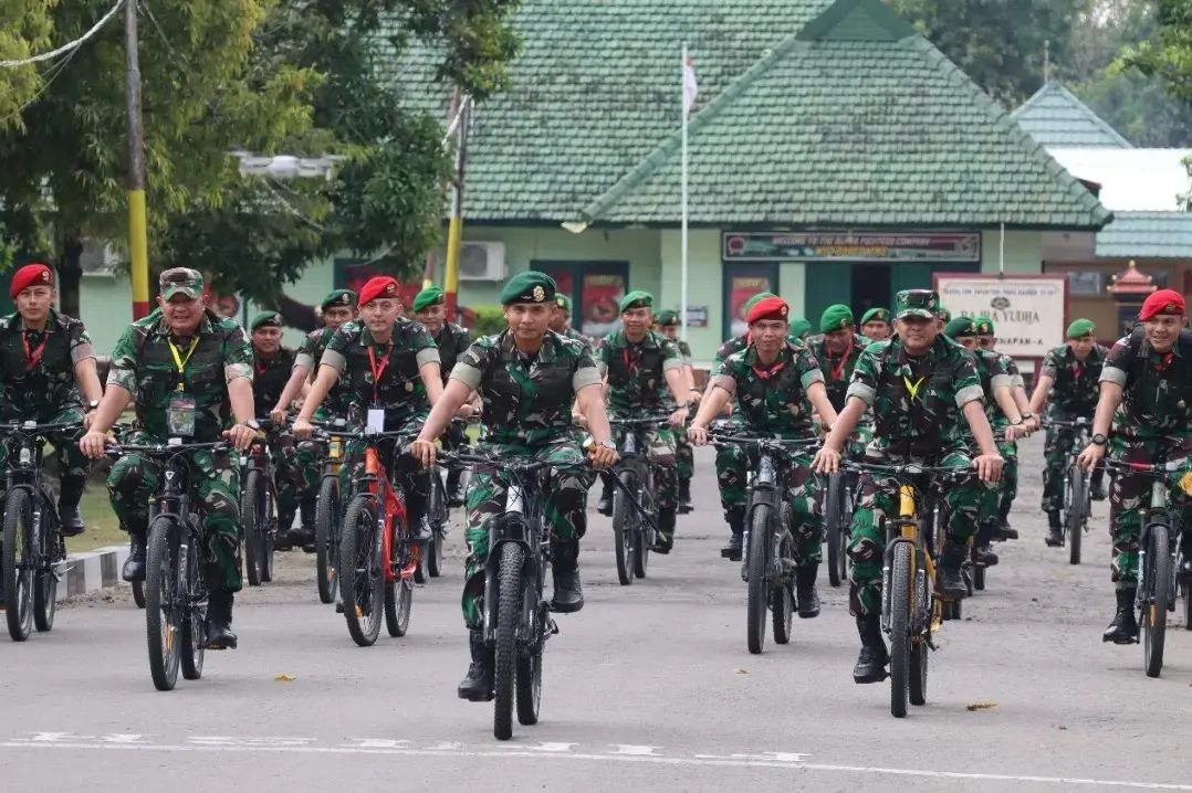 Yonif Para Raider 501/Bajra Yudha Mendapat Kehormatan Menyelenggarakan Kuliah Kerja Lapangan Pasis Dikreg Seskoad ke-62