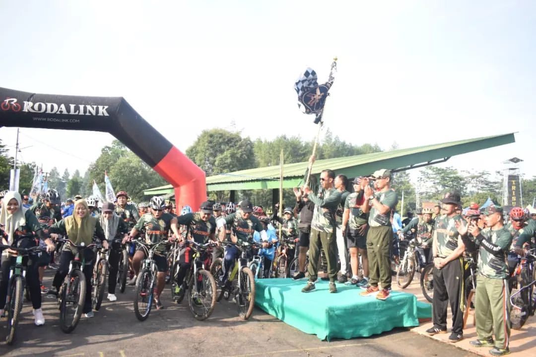 Minggu Sehat, Brigif Para Raider 18/Trisula Gelar “Trisula Adventure & Funbike Seri 2″