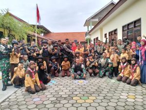 Perluas Jangkauan Peduli Sesama, Bajra Yudha Tebar Kebahagian Bersama Anak-Anak Di SLBN Banjarsari Wetan