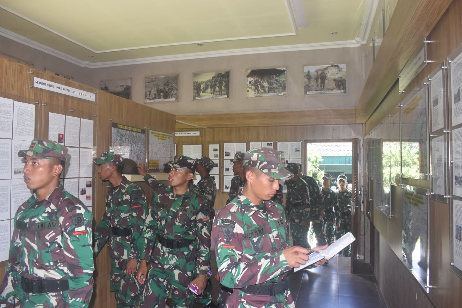 Orientasi Pengenalan Satuan Tamtama Remaja (Taja) Divisi Infanteri 2 Kostrad di Markas Pasukan Langit
