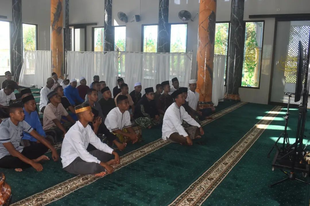 Secara Virtual, Brigif Para Raider 18/Trisula Ikuti Istighosah Kubra Langsung Dari Cianjur