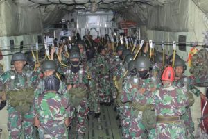 Brigif Para Raider 18/Trisula Melaksanakan Terjun Penyegaran