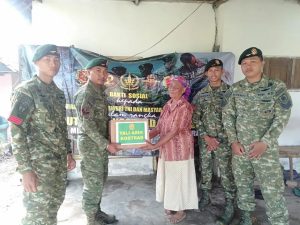 Sambut HUT Ke-62 Kostrad Kesatria Mayangkara Gelar Bakti Sosial
