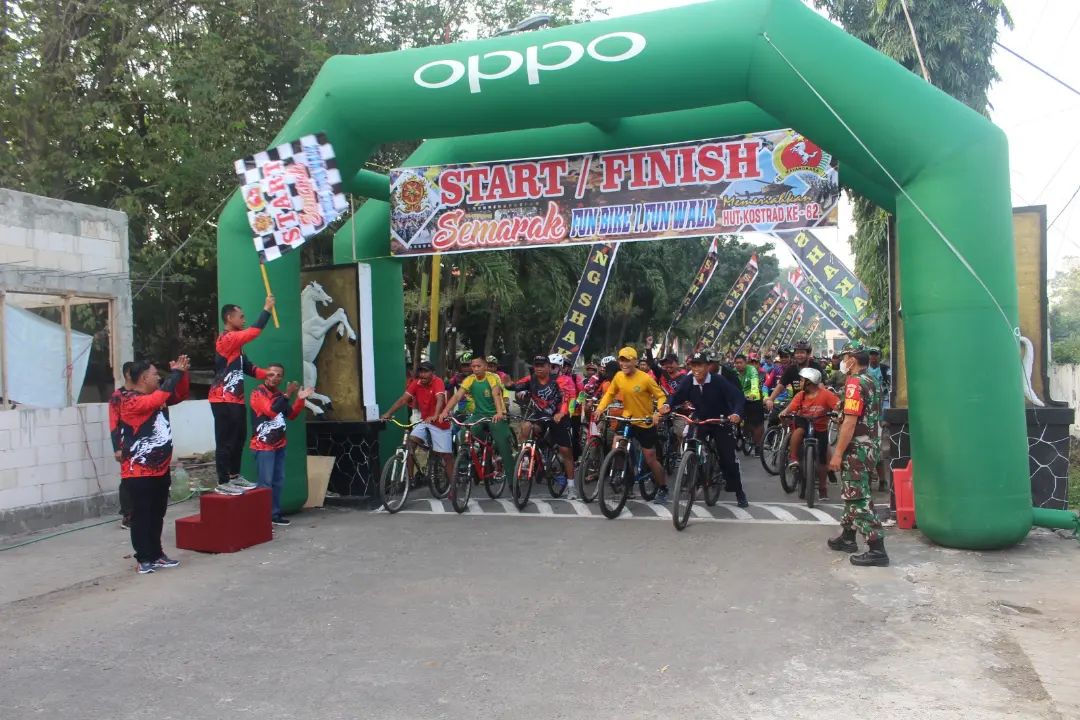 Semarak Gowes bersama Kesatria Muda Mayangkara